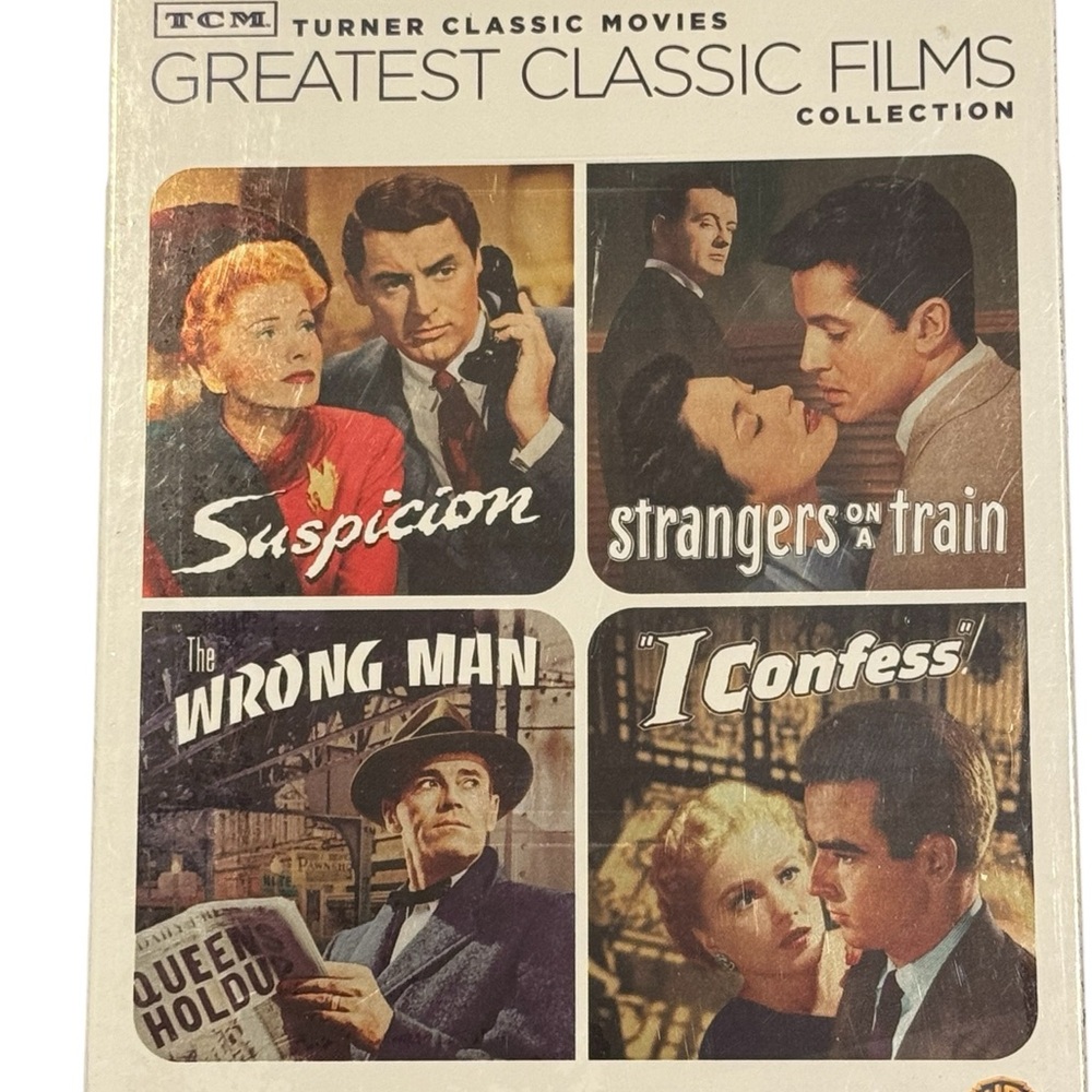 TCM Hitchcock Greatest Classic Films Collection DVD 4 pack